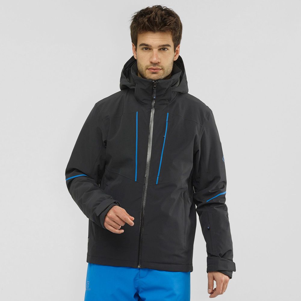 Salomon EDGE Chaqueta Esqui Hombre - Negras - Colombia (03872-LASU)